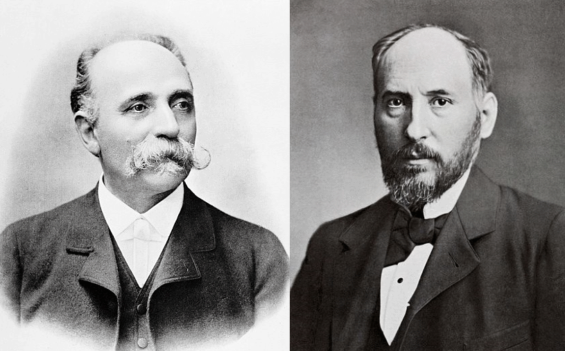 Camillo Golgi and Santiago Ramón y Cajal